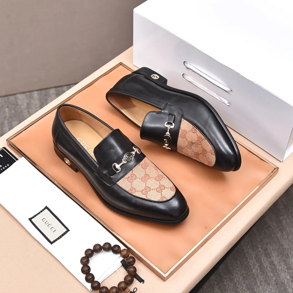 Men's shoes💰480📛📛Original (water-dyed cow lining) Gucci GUCCI official website formal shoes🌀 Italian🇮🇹imported cowhide➕top imported water-dyed cowhide lining💋Finely handmade original bottom, the real thing looks better when photographed in person Standard size 38-44